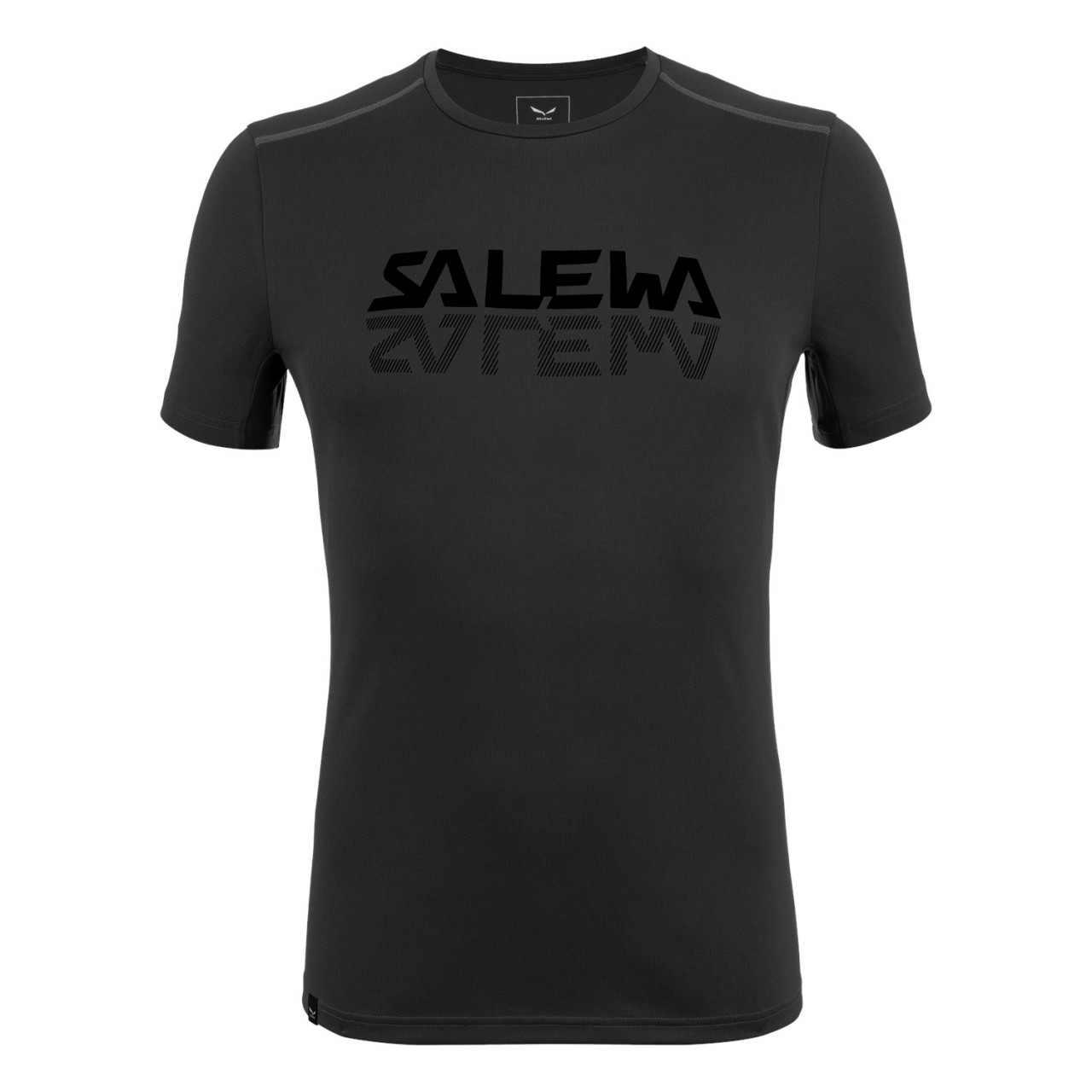 T-Shirts Salewa Sporty Graphic Dry Homem Pretas 218HVZNMD